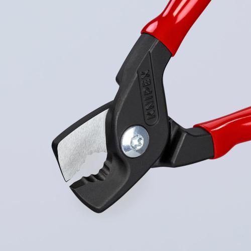 Knipex StepCut Cable Shears with Multi-component Grips Burnished 160mm 95 12 160